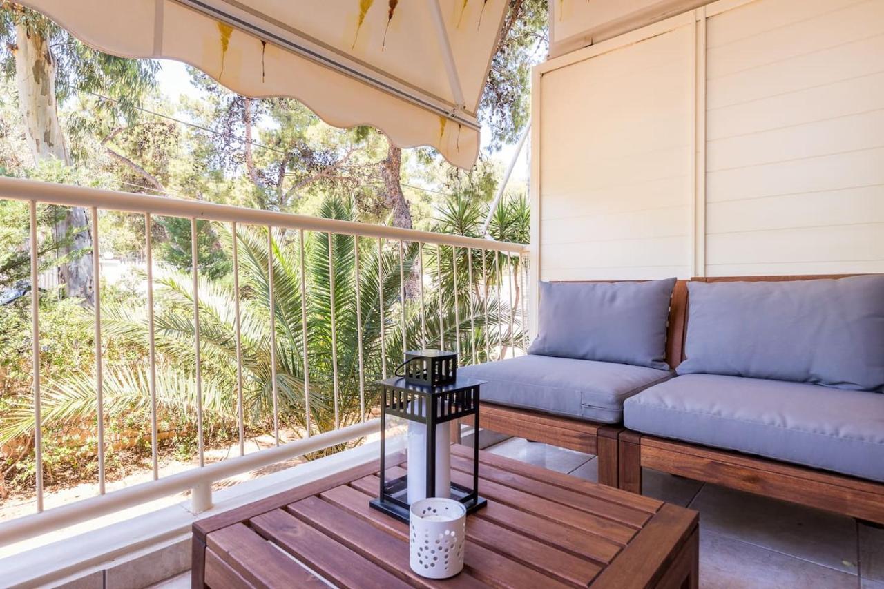 Elegant Apartment W Great Balcony In Vouliagmeni アテネ エクステリア 写真