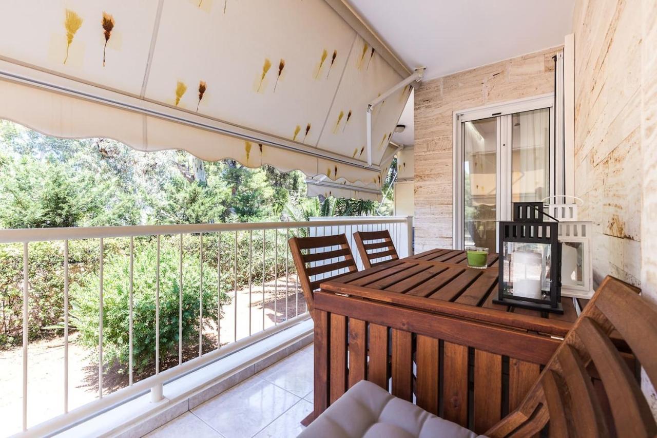 Elegant Apartment W Great Balcony In Vouliagmeni アテネ エクステリア 写真